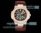 3K Factory Top Clone Patek Philippe Nautilus Power Reserve Half Rose Gold Moon Phase Watch (9)_th.jpg